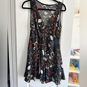 ALC sleeveless floral mini dress, size 6